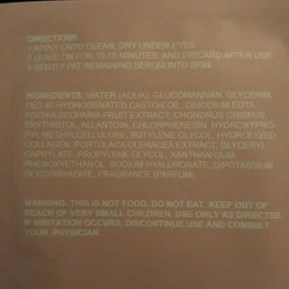 SHEET MASKS & EYEMASK - Picture 3 of 3